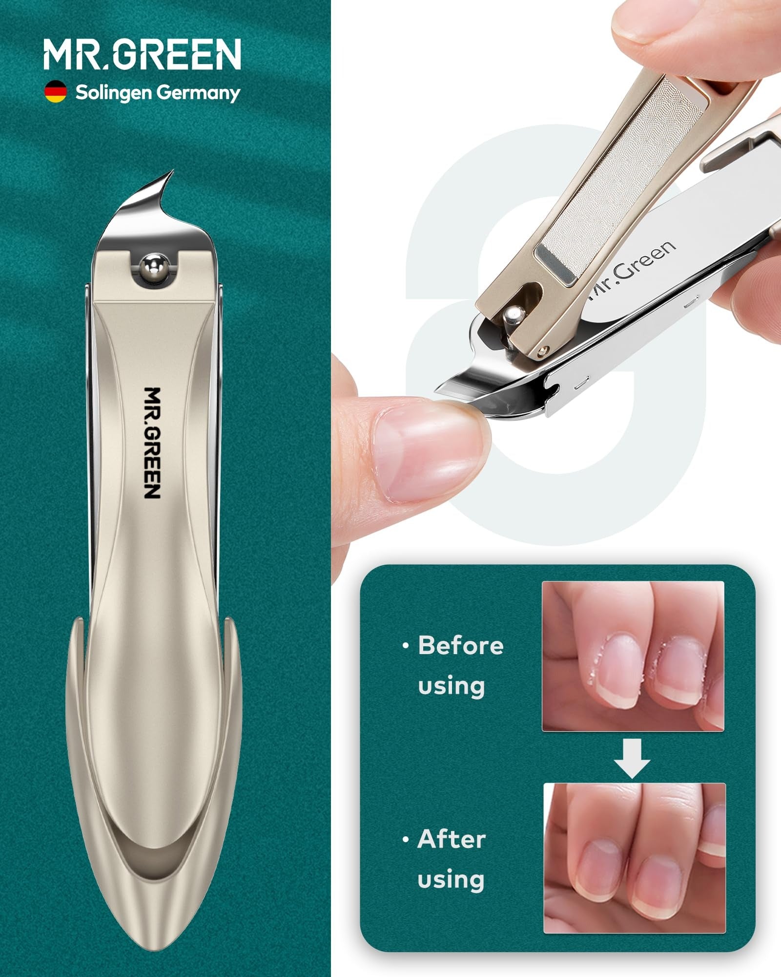 Premium Manicure & Pedicure Kit – Stainless Steel Nail Clippers Set with Grooming Tools for Hand, Foot & Facial Care – Travel Case Included ( 10 PCS Creative Smiley Nail Tool Set ) ^^