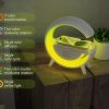 G Shaped Rgb Light Table Lamp With Wireless Charger ^^