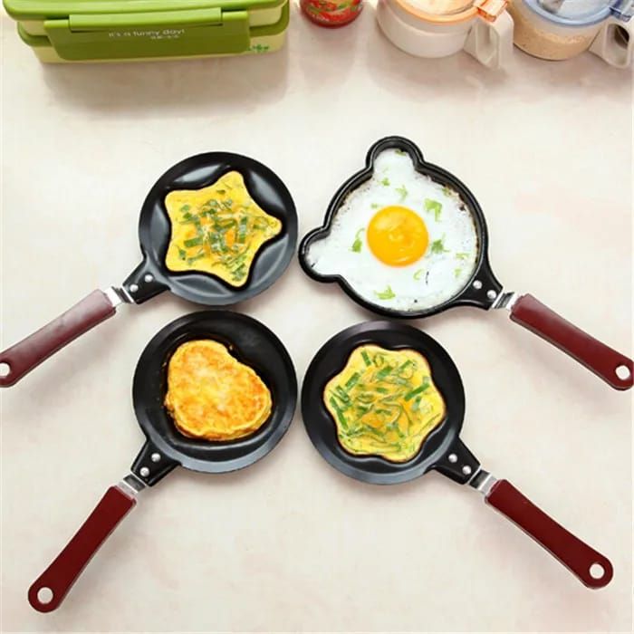 1 Pc Of Non-stick Egg Pan Pancake Egg Mold Kitchen Tools (random Shapes) +ar