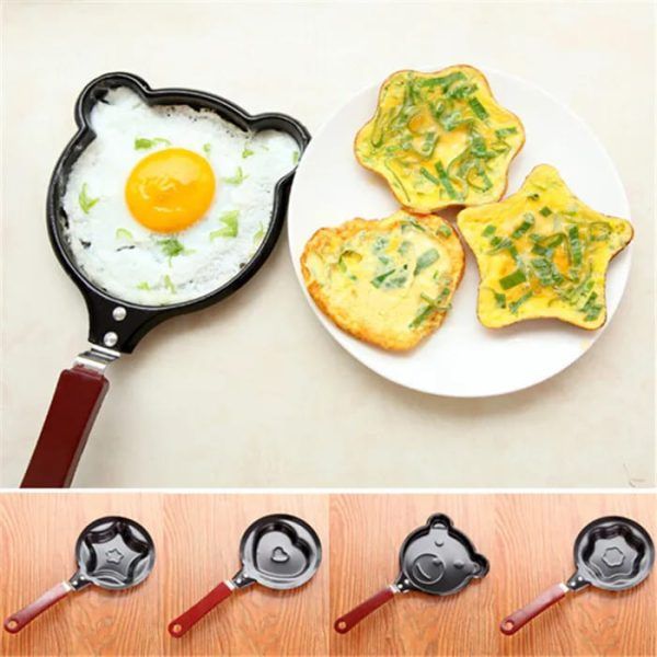 1 Pc Of Non-stick Egg Pan Pancake Egg Mold Kitchen Tools (random Shapes) +ar
