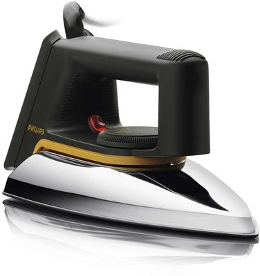 Compact Foldable Dry Iron - 1 Pc Stainless Steel for Effortless Ironing