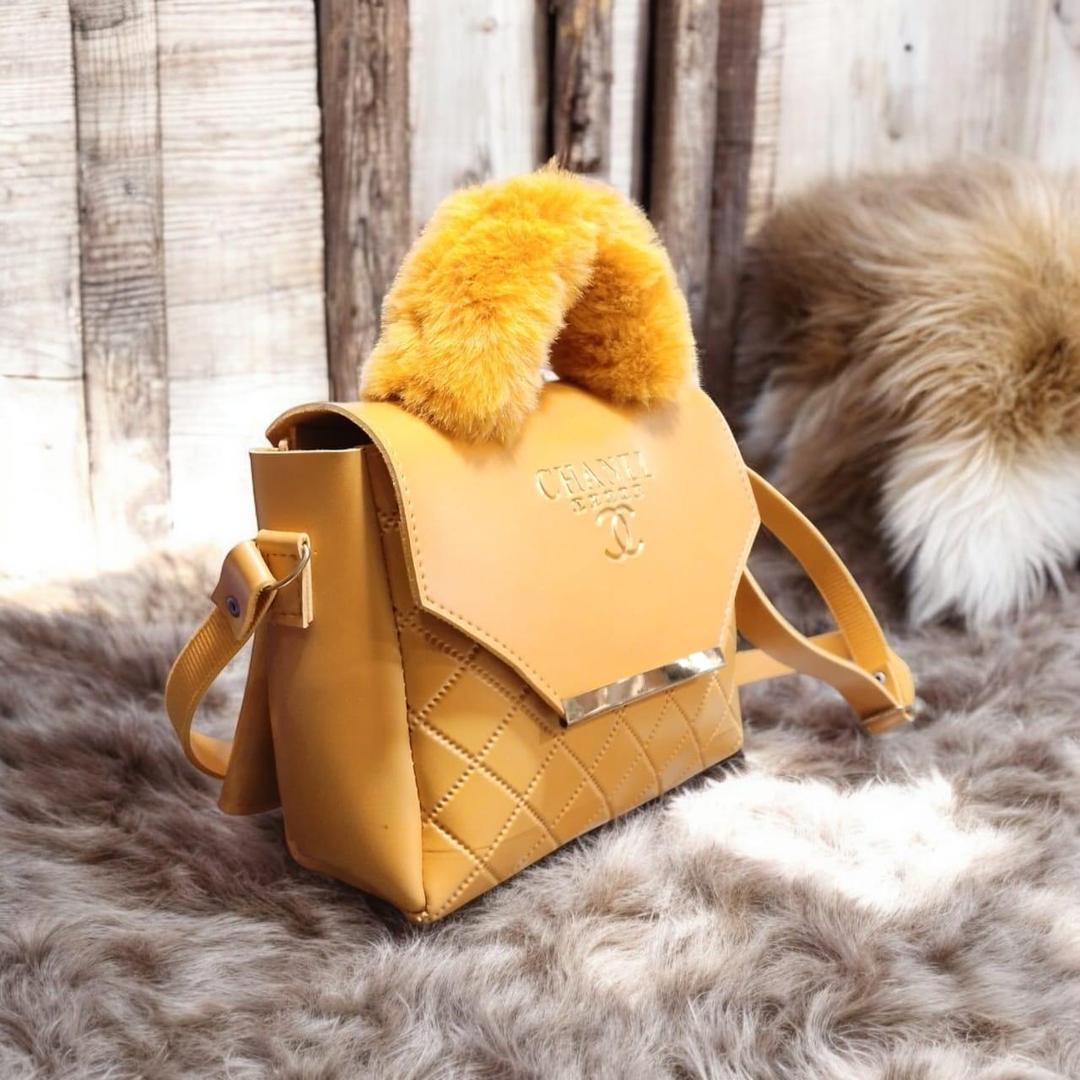Chic Mustard Crossbody Bag for Girls - 1 Pc Festive Fashion - 1 Pc Festive Fashion