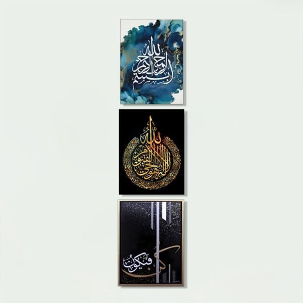 Home Decoration Item 9 Pcs Wall Decor Photo On Wall Canvas Art Decor For Home Easy Set Up With Bothside Tape  ^^