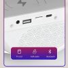 G Shaped Rgb Light Table Lamp With Wireless Charger ^^