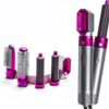 Blow Dryer Hair Comb Curling Wand Detachable Brush Kit Negative Ion Straightener Hair Curler ( Random Color) ^^