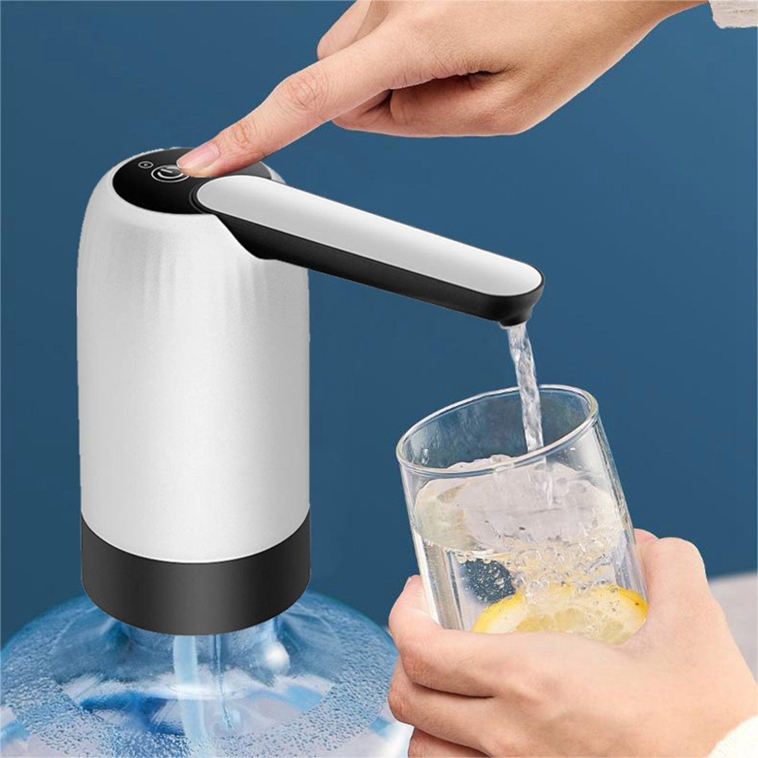Drinking Water Bottle Pump Automatic Drinking Water Pump Mini Portable Household Water Dispenser Usb One Click Drinking Water ^^