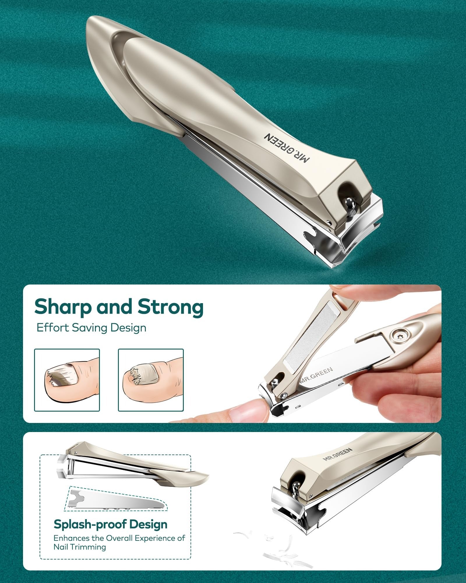 Premium Manicure & Pedicure Kit – Stainless Steel Nail Clippers Set with Grooming Tools for Hand, Foot & Facial Care – Travel Case Included ( 10 PCS Creative Smiley Nail Tool Set ) ^^