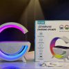 G Shaped Rgb Light Table Lamp With Wireless Charger ^^