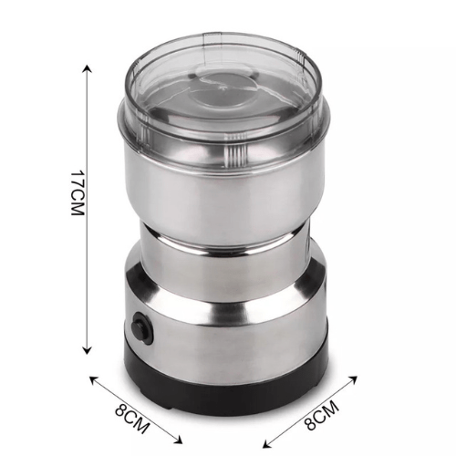 RAF Mini Electric Coffee Grinder – 4-Blade 300W Stainless Steel Grinder for Coffee Beans & Masala ()