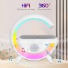 G Shaped Rgb Light Table Lamp With Wireless Charger ^^