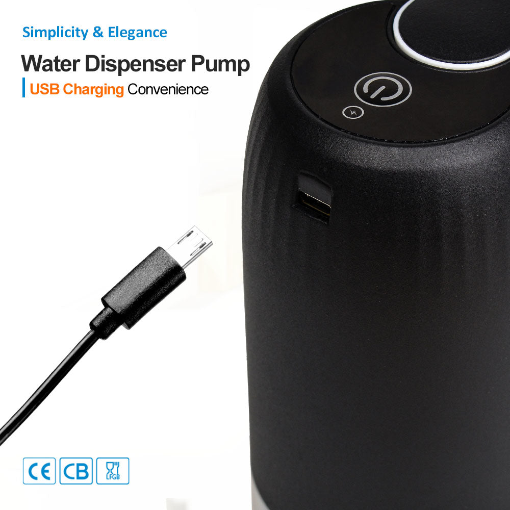 Drinking Water Bottle Pump Automatic Drinking Water Pump Mini Portable Household Water Dispenser Usb One Click Drinking Water ^^