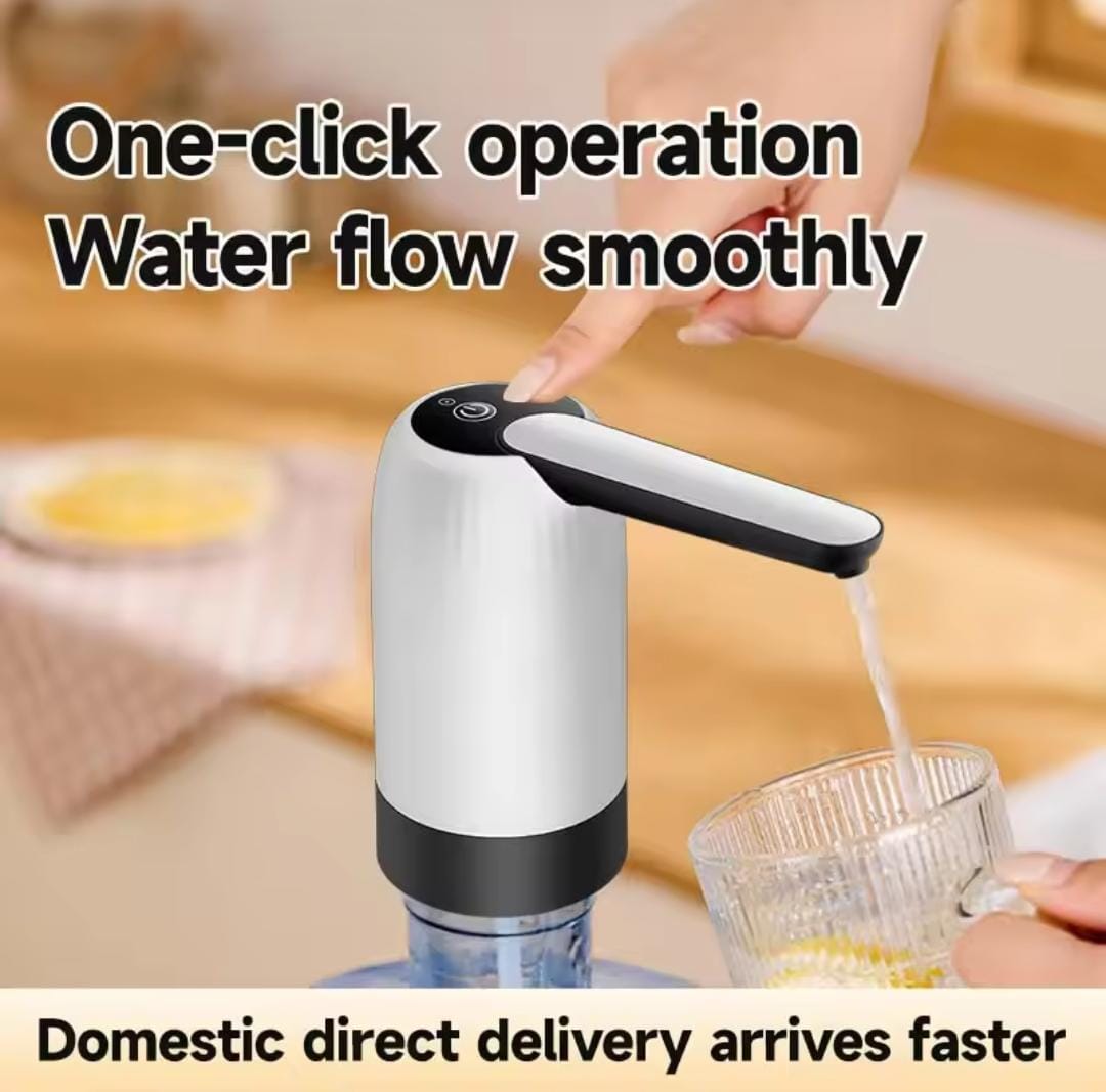 Drinking Water Bottle Pump Automatic Drinking Water Pump Mini Portable Household Water Dispenser Usb One Click Drinking Water ^^