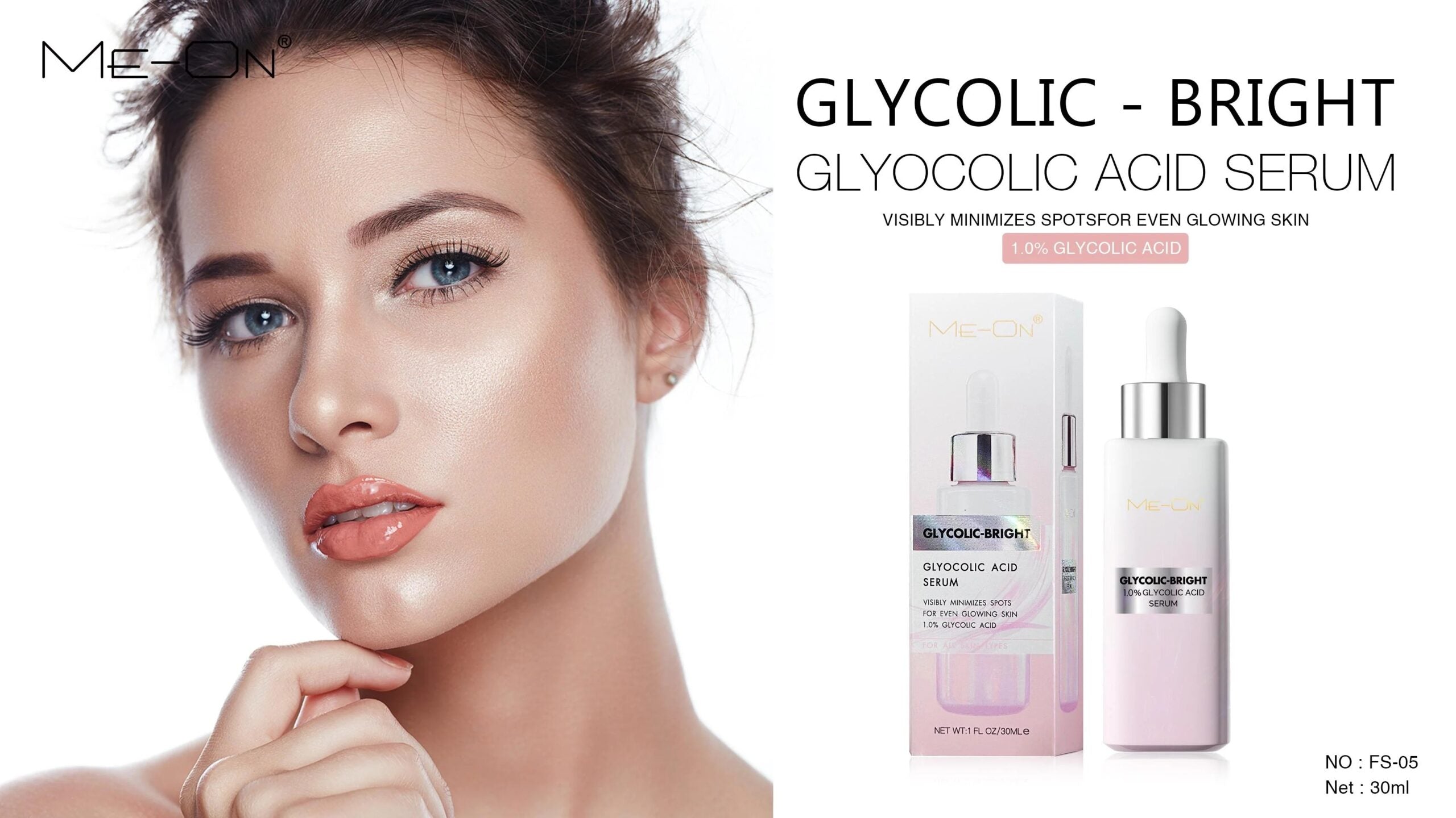 Meon Glycolic Bright Serum – Minimizes Spots & Brightens Skin ()