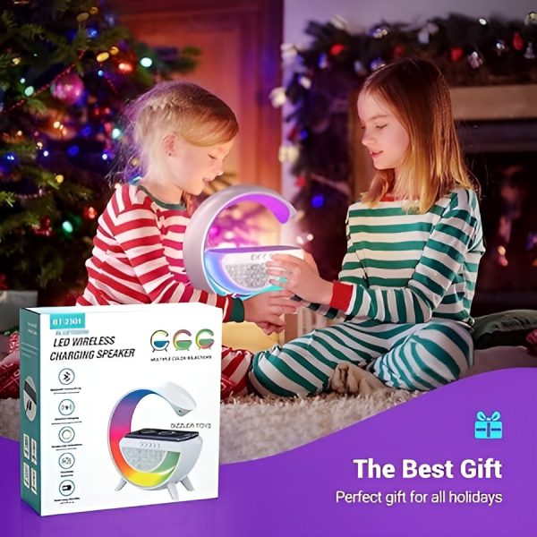 G Shaped Rgb Light Table Lamp With Wireless Charger ^^
