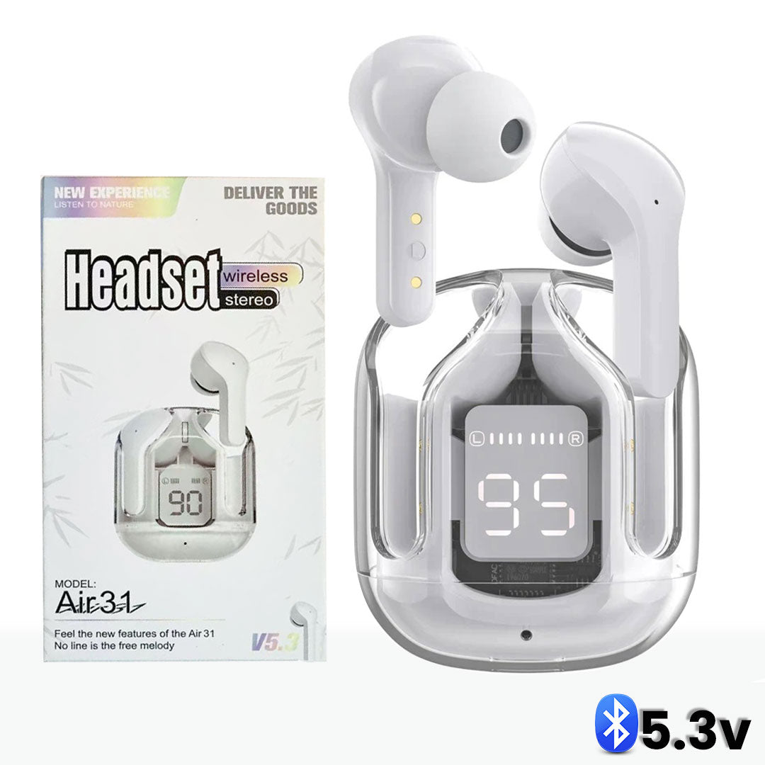 Air 31 TWS Transparent Earbuds Bluetooth 5.3V (Random Color) ()