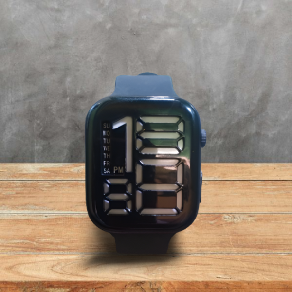 Salicon Strap Digital Display Watch (Black) ^^