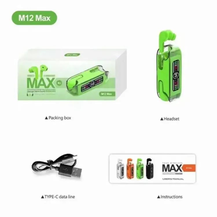 Best Max M12BT Wireless Earbuds +ar