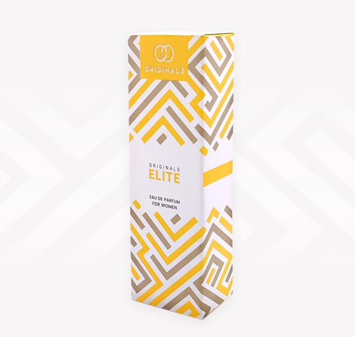 Originals Elite Eau de Parfum for Women – A Radiant Blend of Citrus, Florals & Amber in a Sculptural Gold-Capped Bottle Inspired by Modern Elegance - 35ml ^^