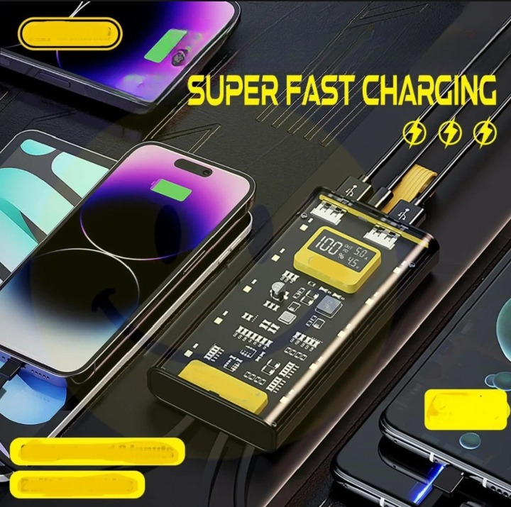 Fast Charging Portable Power Bank With Dual USB Output And Smart Display (20'000mah) ^^