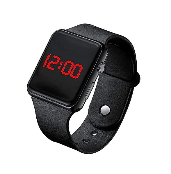 Random Color - Digital LED Watch for Kids new stylish design +ar