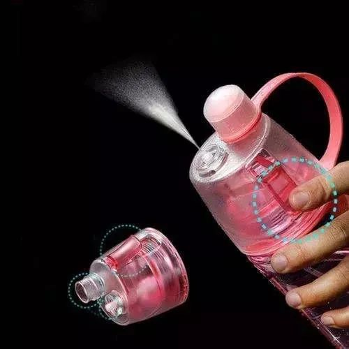 Easy to Carry School office Sports Summer Spray Water Bottle Portable Water Cooling Spray Cup Large Capacity +ar