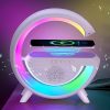 G Shaped Rgb Light Table Lamp With Wireless Charger ^^