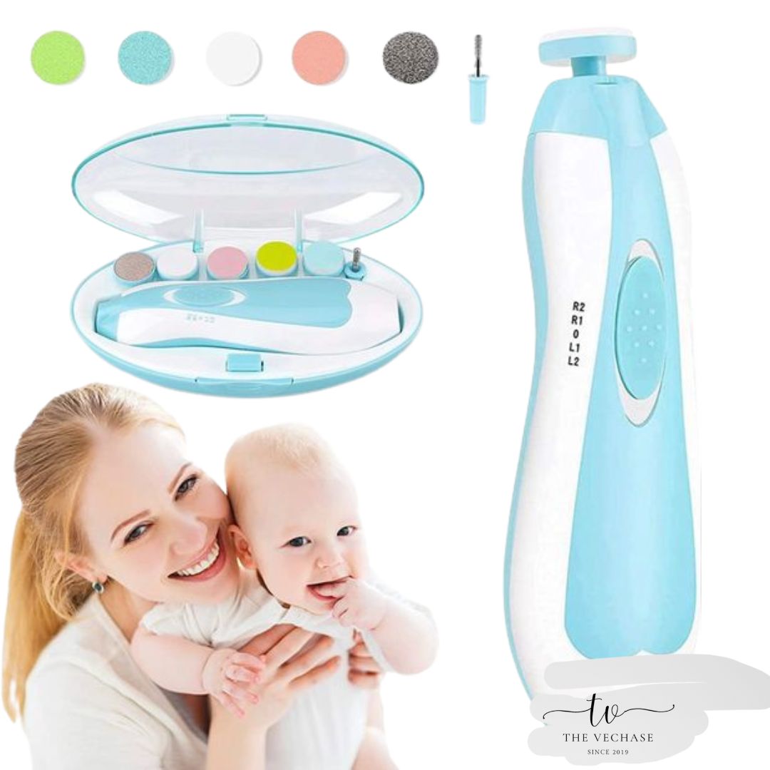 Baby Boss Electric Nail Filer & Trimmer – Random Color ()