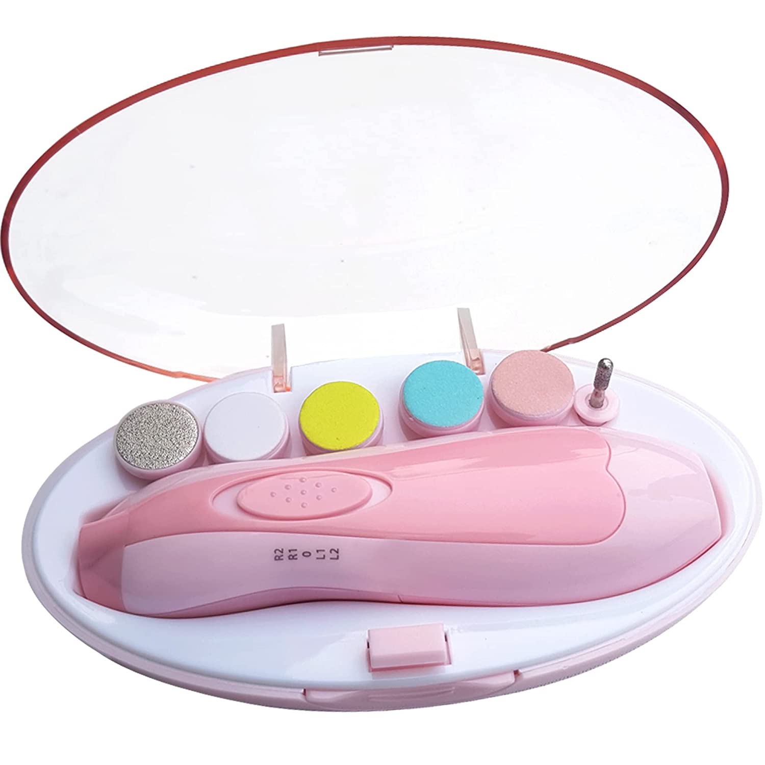 Baby Boss Electric Nail Filer & Trimmer – Random Color ()