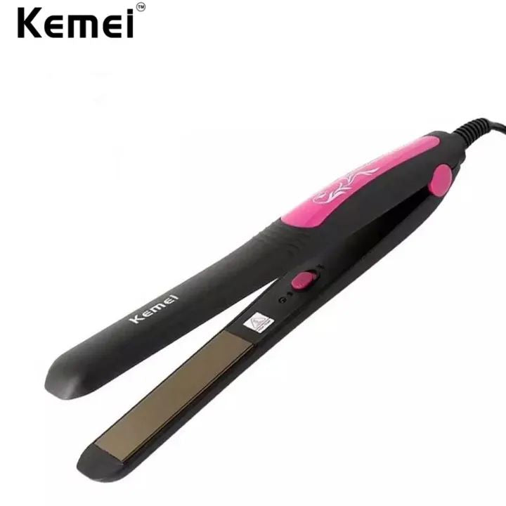 Kemei KM-328 Professional Hair Straightener Slim Plate +ar