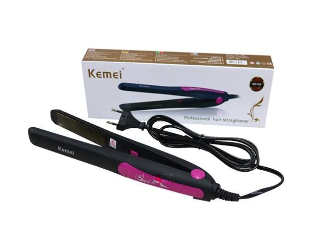 Kemei KM-328 Professional Hair Straightener Slim Plate +ar