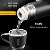 Vacuum Flask Bottle & Cup Stainless Steel Vacuum Flask Set (random Color) ^^