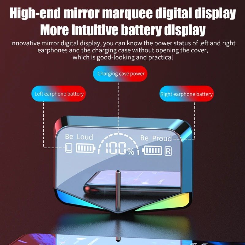 M28 TWS Bluetooth Earphone Wireless Headphones Earbuds Blutooth Handfree Headsets With Charging Box/M28 Bluetooth Earbuds 5.3 Gaming Earbuds +ar