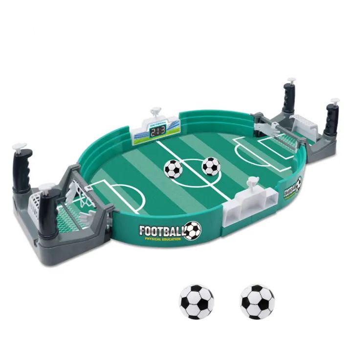 Mini Tabletop Football Game Set Soccer Table Competition Sports Games Tabletop Games Toys Board Game for Family Game Match Game Board Match Game Two Player Game Finger Sports Football Party Board Games Interactive Board Toys +ar