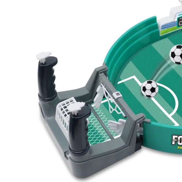 Mini Tabletop Football Game Set Soccer Table Competition Sports Games Tabletop Games Toys Board Game for Family Game Match Game Board Match Game Two Player Game Finger Sports Football Party Board Games Interactive Board Toys +ar