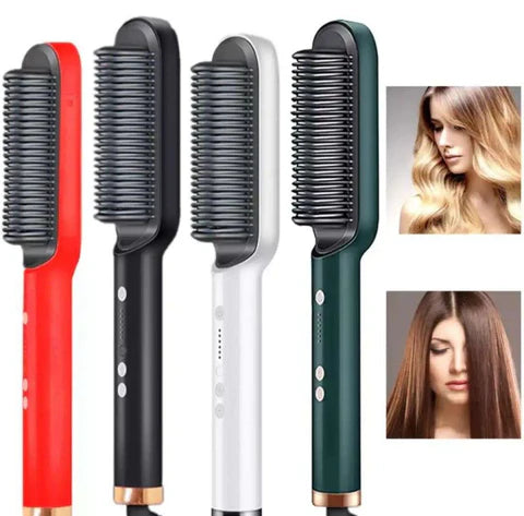 Hair Straightener Brush – Random Color ()