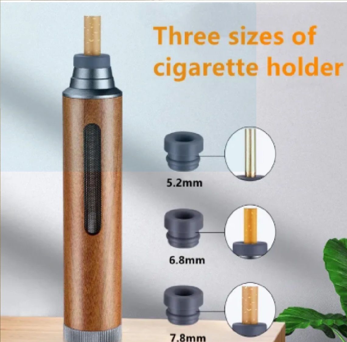 Portable Pocket Ashtrays Outdoor Fireproof Cigarette Cover Mini Walnut Smoking Accessories Ash Tray for Car Travel Ashtray +ar