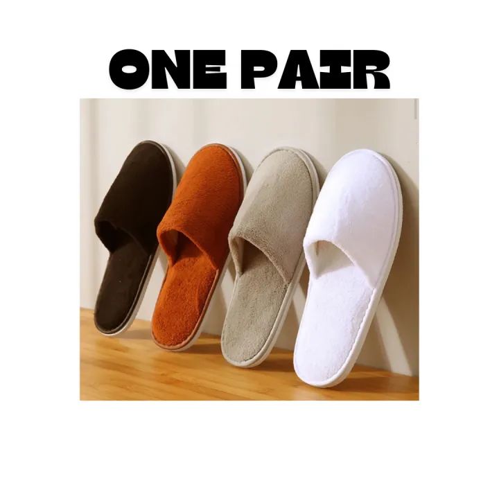 Random Color Soft Cotton Slippers For Men and Women +ar