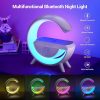 G Shaped Rgb Light Table Lamp With Wireless Charger ^^